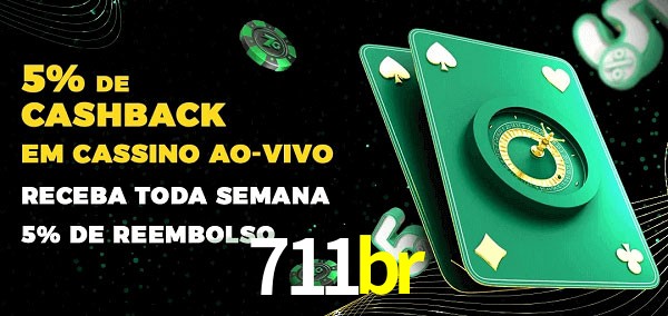 Promoções do cassino ao Vivo 711br